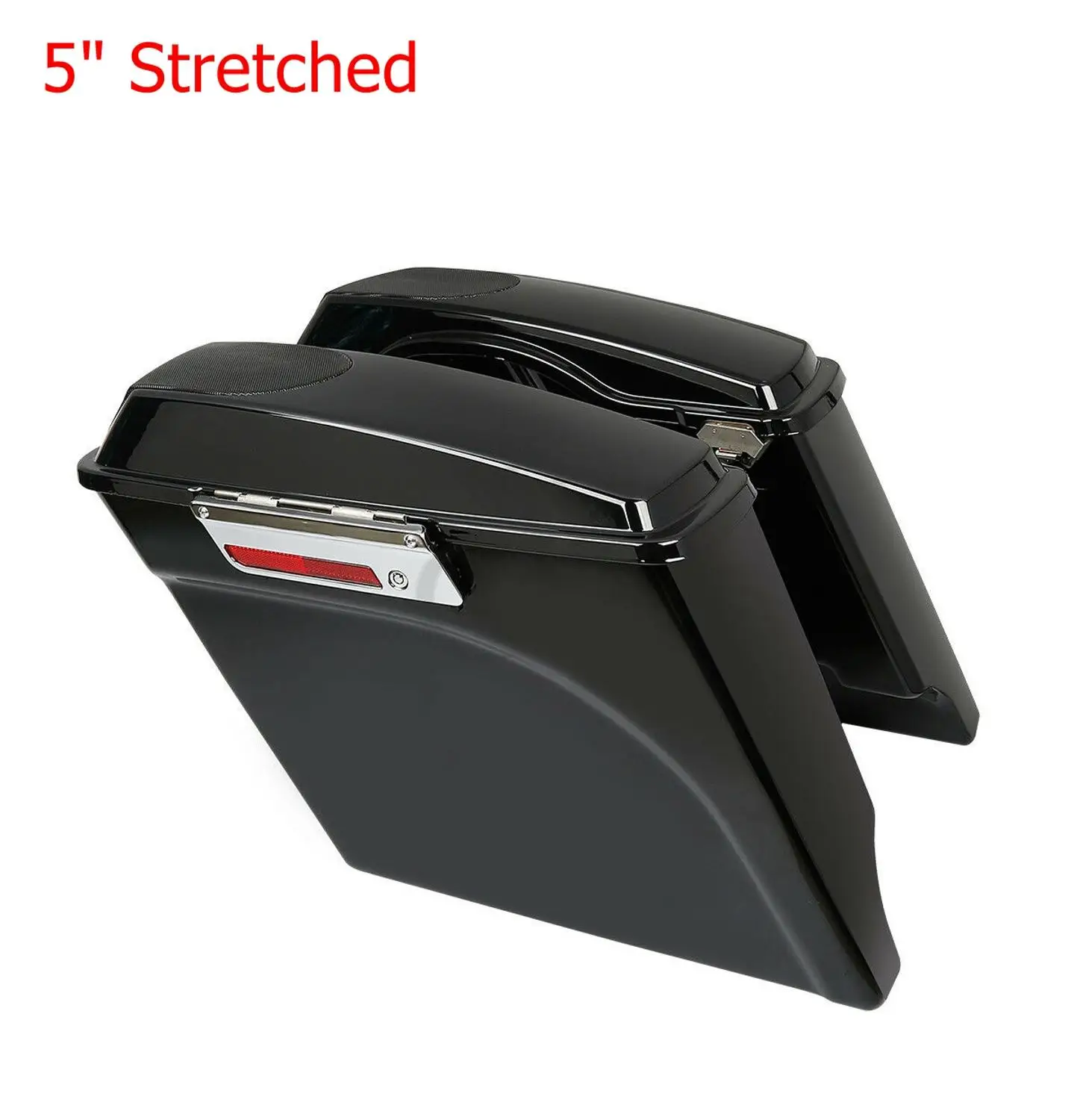 Мотоцикл 5 &quotрастягивается седельная сумка 5x7&quot крышки динамиков для Harley Touring Road
