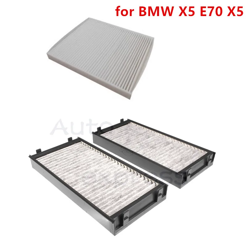 for BMW X5 E70 cabin air filter and air filter 	64119248294 64319194098 each one