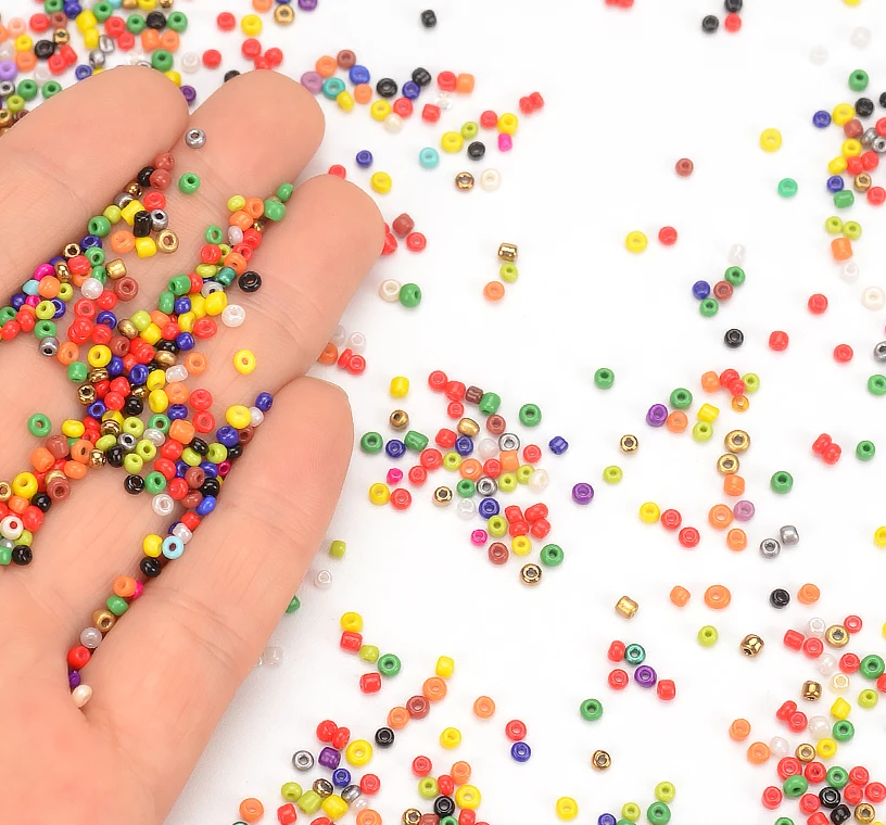 бусины 2 мм 3 4 ммШарм бисер из чешского стекла для изготовления украшений своими