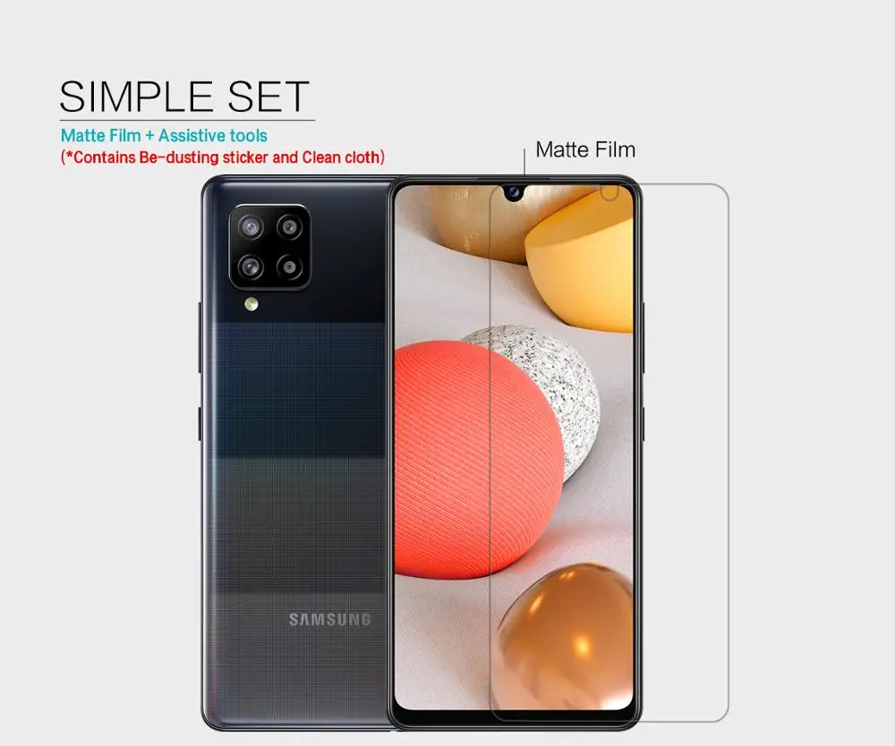 

2pcs/lot for Samsung Galaxy A42 5G NILLKIN Super Clear Anti-fingerprint Protective Film OR Matte Screen Protector Film