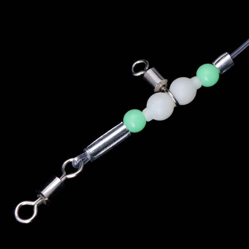 1 группа рыболовные снасти линии Вертлюги ночные светящиеся бусины Шпильки