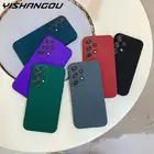 Тонкий силиконовый чехол для Samsung Galaxy A52 A72 A32 A22 5G A51 A71 4G M52 A12 M51 S20 S21 FE, матовый мягкий чехол