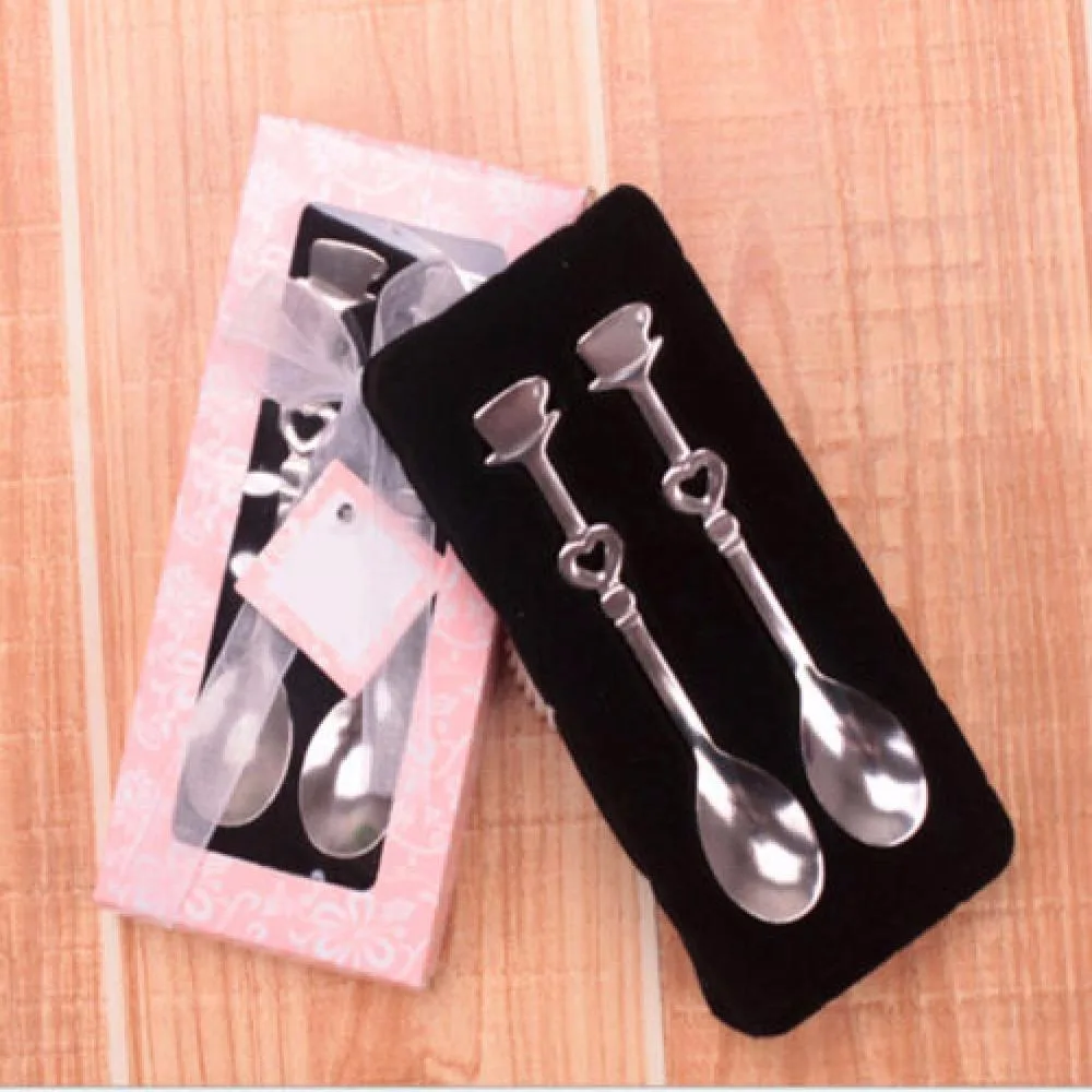 1 пара в форме сердца Love кофе мерная чайная ложка для свадебной съемки