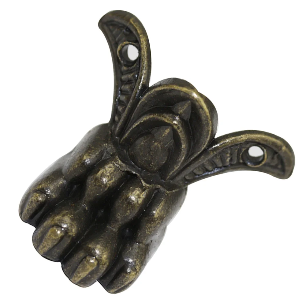 

6PCS 43x34mm Furniture Support Feet Tiger Feet Shape Zinc Alloy Gift Box Decoration Legs Sofa Accessories Dark Green