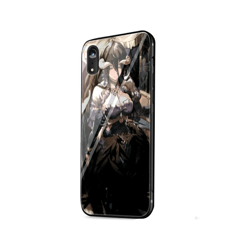 G11 Стеклянный чехол для телефона из ТПУ стекла для Apple iPhone 5 5S SE 6 6S 7 8 Plus XR X XS Max albedo Overlord - Цвет: G11