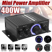 200200w 12v audio amplificador hifi audio power amplifier bluetooth stereo for car music amplifiers fm radio usbtfaux