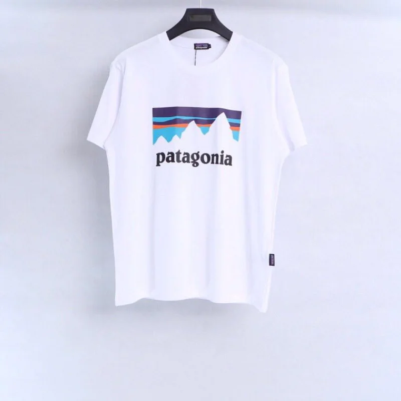 

2021 New Japanese Mountain Print Men's and Women's T-shirt Short Sleeve All-Matching round Neck Short Sleeve T-shirt