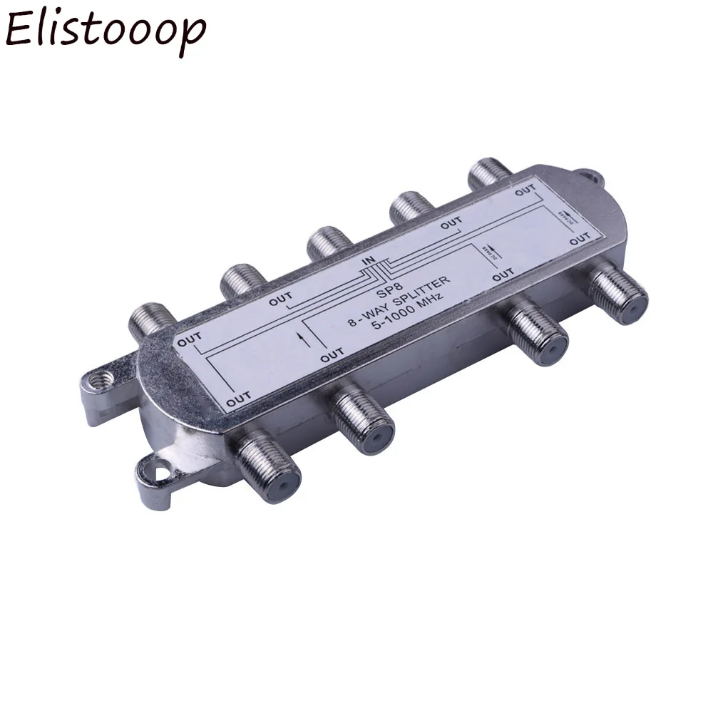 8 Way Port TV Signal Satellite Sat Coaxial Diplexer Combiner Splitter For | Receiver