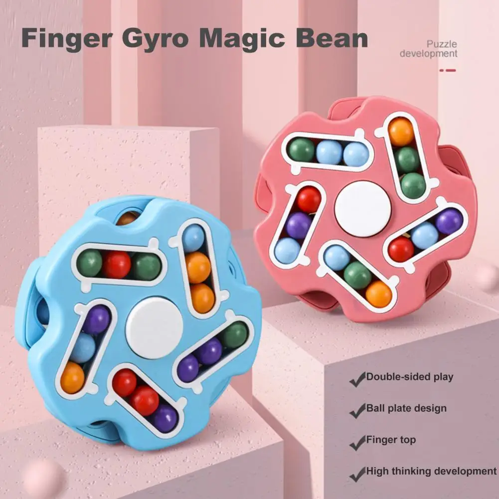 

Interesting Magic Toy Creative Movable Beads Lightweight Recreational Exquisite Anti-Anxiety Puzzle Cube for Souvenir