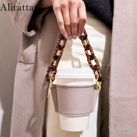 alirattan trendy new water cup holster dubai fashion design soda drink cup leather sleeve non slip wraps for beverage cups