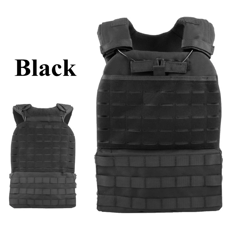 black 900D ткань Оксфорд военный тактический Molle жилеты быстросъемный большой чехол страйкбол Стрельба Жилет Открытый Охота Пейнтбол - Цвет: black
