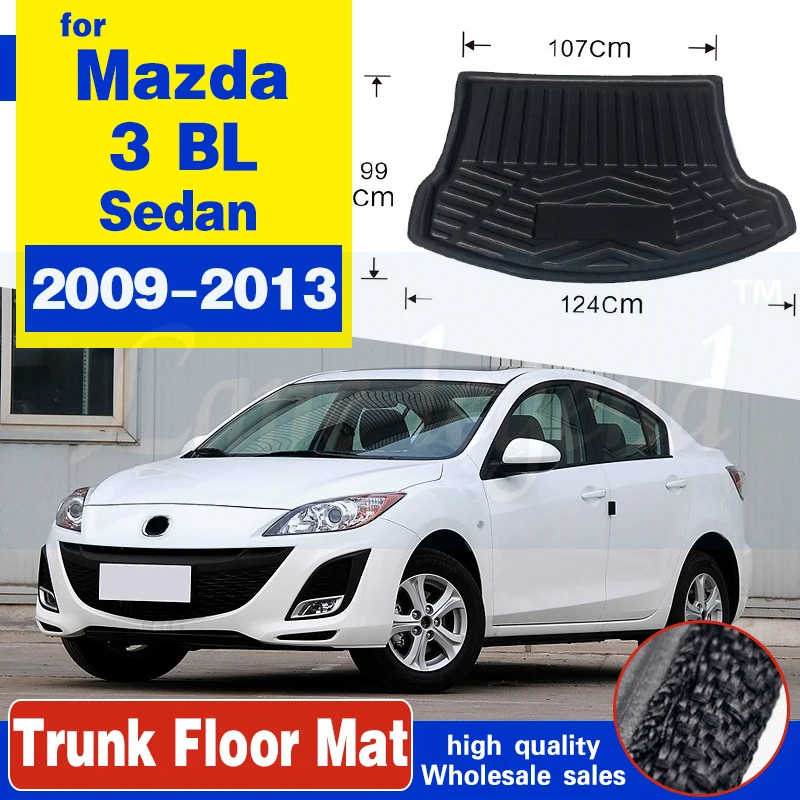 Для Mazda 3 BL 4 Двери Седан 2009 2010 2011 2012 2013 грузовой поднос багажника задний багажник