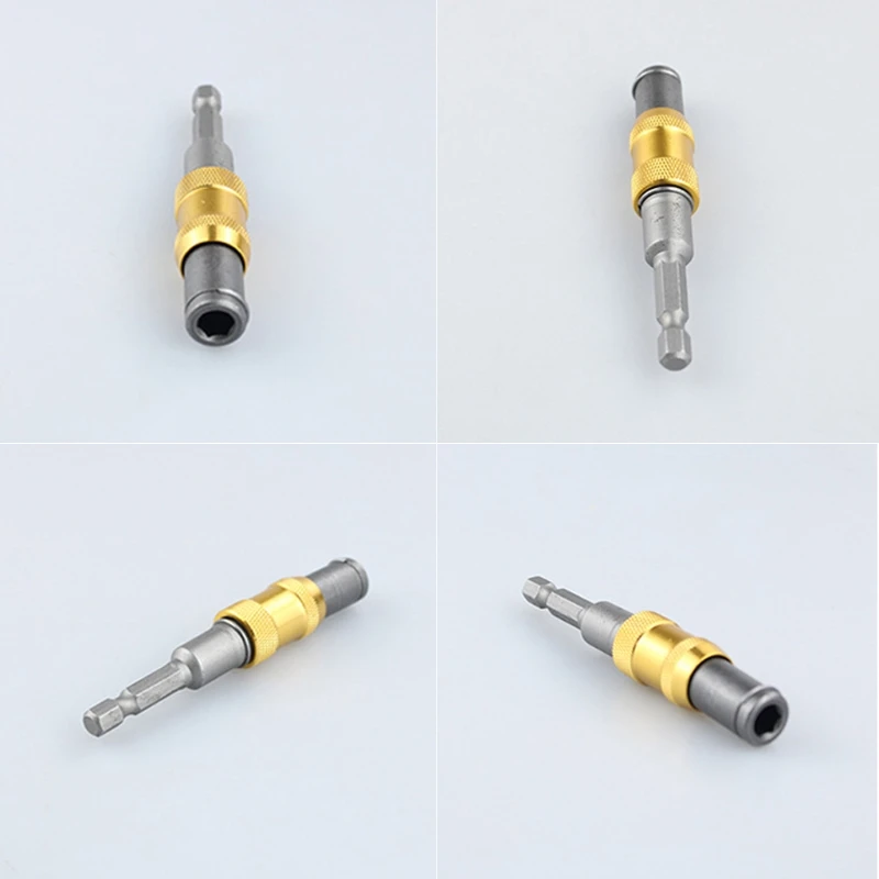 

Adjustable Magnetic Screwdriver Bit Holder Pivoting Bit Tip Holder for Drill