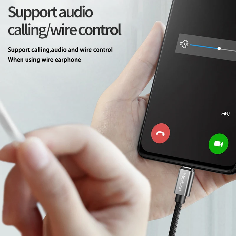 Mcdodo type C 3,5 Jack наушники USB C до 3,5 мм AUX аудио адаптер наушники конвертер для huawei mate 20 pro Xiaomi Mi 6 8 кабель