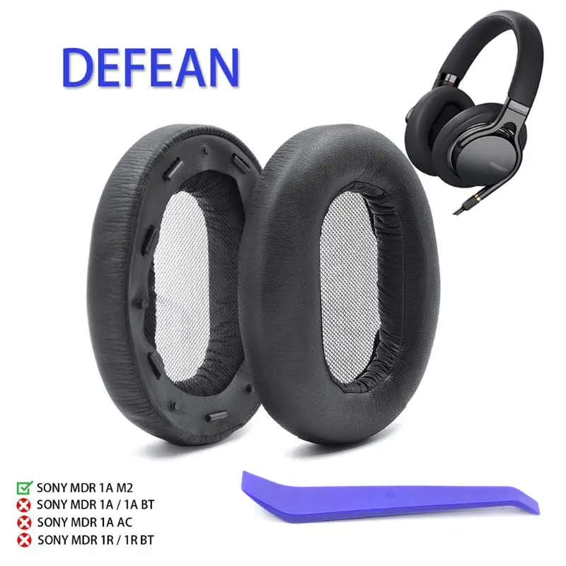 

1 Pair/2Pcs Replacement Earpad Earmuff Cushion For SONY MDR-1AM2 1AM2 Headsets