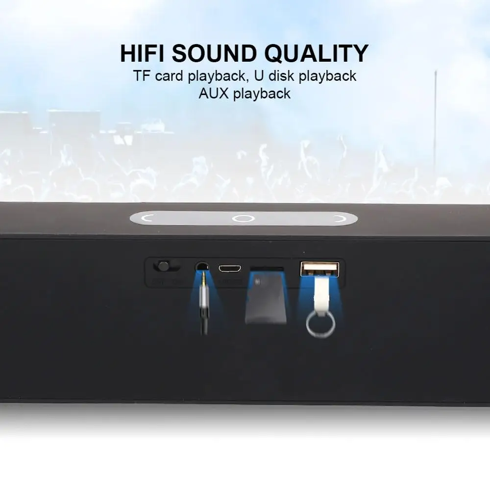 F1 Plus портативный 3D объемный HIFI динамик беспроводной Bluetooth стерео Супер Бас Звук
