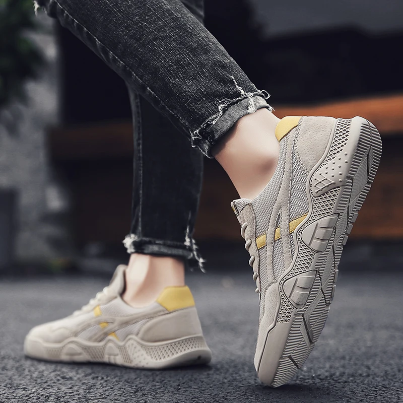 Новинка сезон осень мужская повседневная обувь дышащая износостойкая удобные