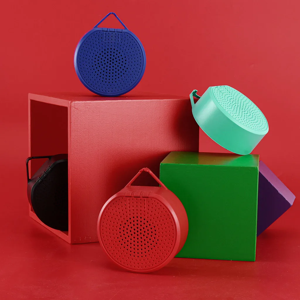 Портативный мини динамик HIFI портативный цветной светодиодный светильник