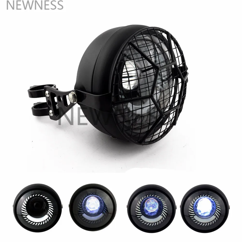 Мотоциклетная светодиодный ная фара в стиле ретро с боковым креплением для M109R