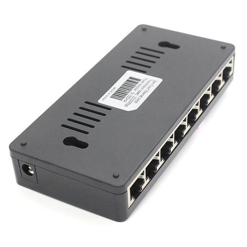 10/100 Мбит/с 8 портов Poe Ethernet Lan Настольный сетевой Переключатель концентратор