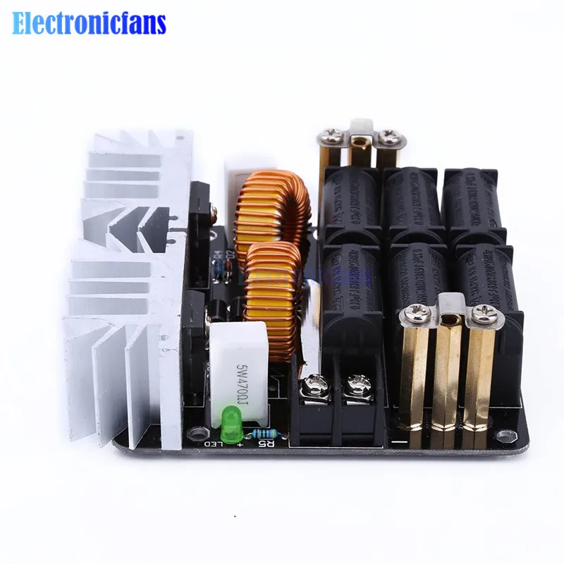 1 комплект 20A 1000W 12 V-48 V ZVS низкое нулевой Напряжение индукционный нагрев Доска модуль Flyback драйвер нагреватель высокого Мощность для "сделай сам"