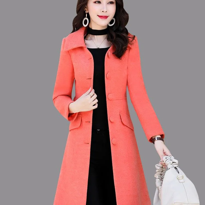 Шерстяное пальто женское осень зима 2019 новая куртка Женская шерстяная Толстая