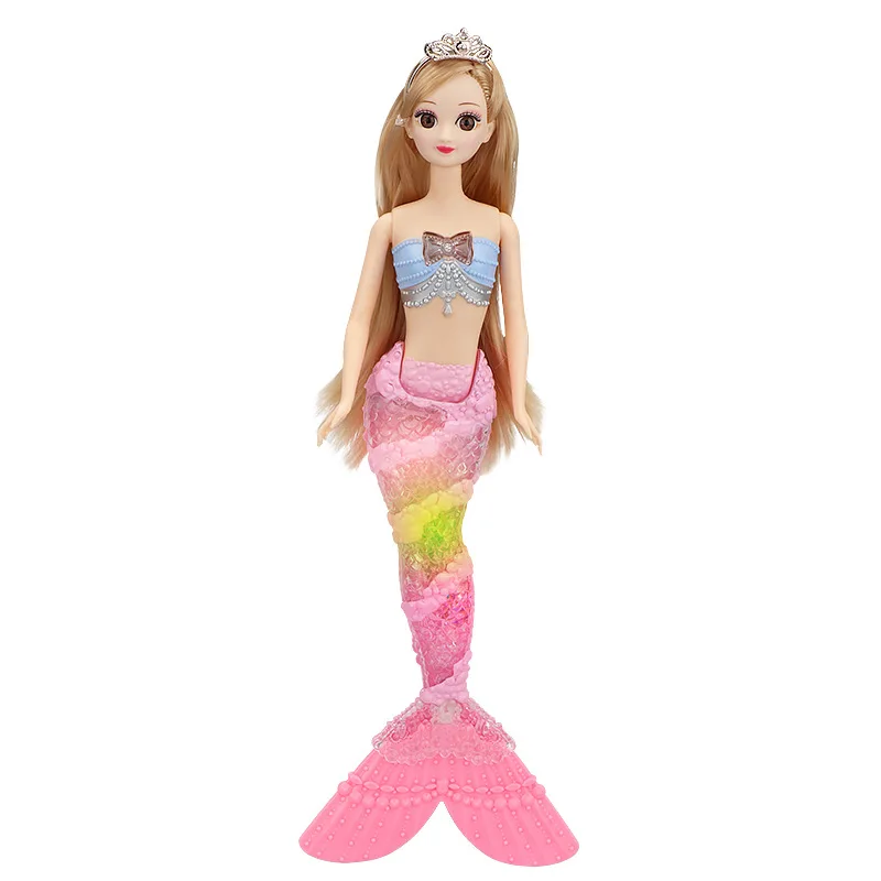 

Children's Toy Mermaid Doll Simulation Toy Princess Set Girls Change Set Music Birthday Gift Festival Gift