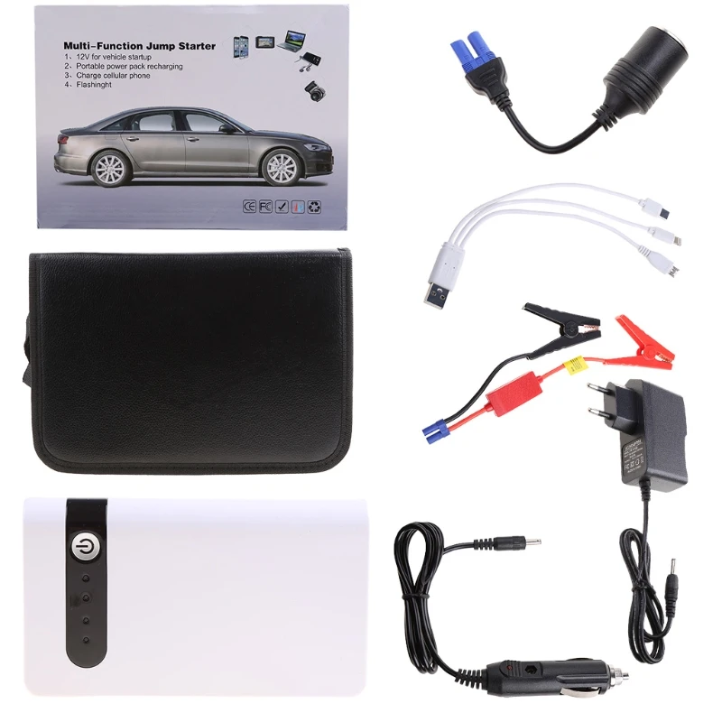 

20000mAh Portable Car Jump Starter Booster Charger Battery Power Bank For 12V