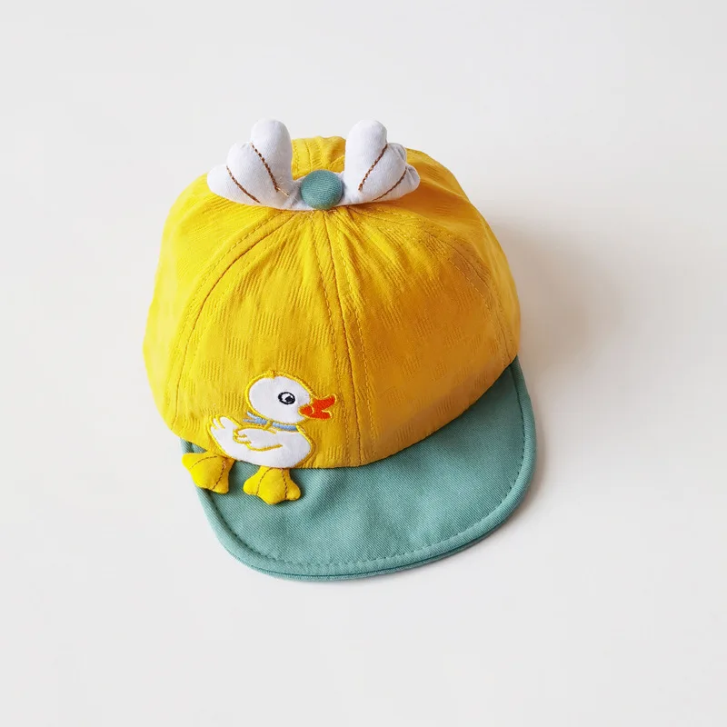 

Newsborn Baby Cap Spring Summer Girls Sunshade Sun Hat Cute Duck Kids Baseball Caps Soft Brim Casual Boys Snapback Hats Visors