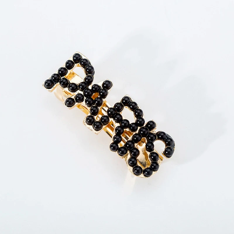 Новинка модные женские жемчужные заколки для волос Нью Йорк Лондон Париж