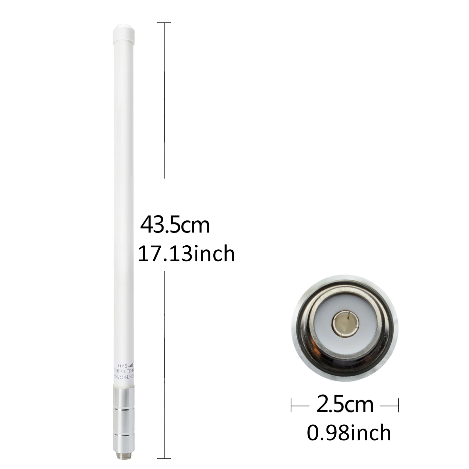 

Yagi Antenna Dual Band VHF/UHF 9.5/11.5dBi High Gain Outdoor Antenna with Dual Band VHF/UHF SO239 Amateur Antenna