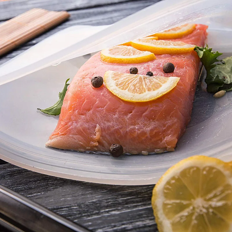 Многоразовая силиконовая сумка 1000 мл для хранения свежих продуктов холодильник