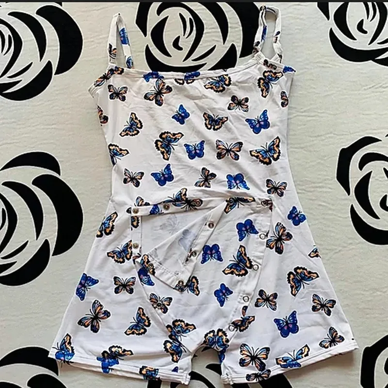 Модный женский короткий комбинезон Yes Daddy пикантная Пижама для взрослых размера