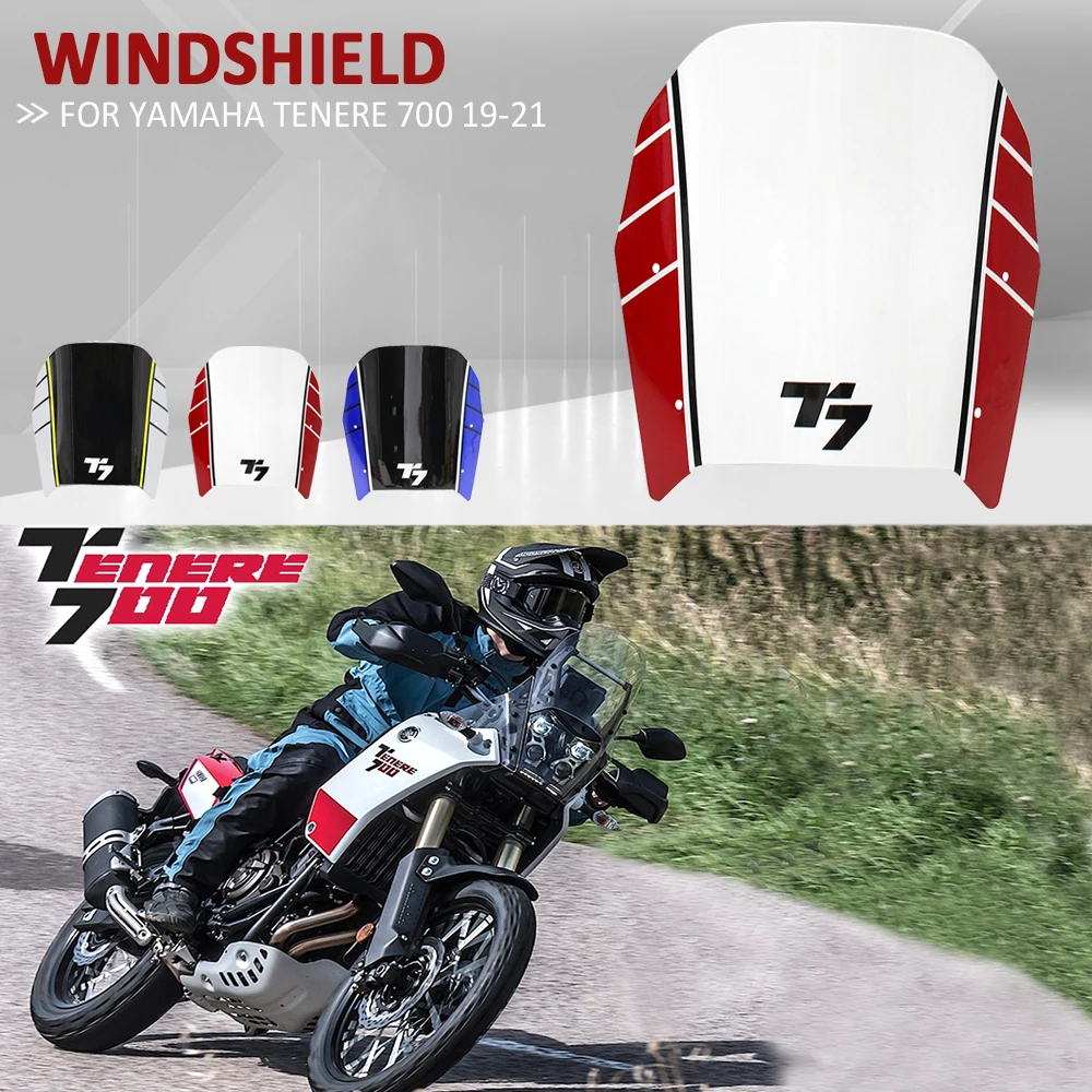 

NEW Motorcycle Windshield Wind Screen Shield Deflector Protector Cover FOR YAMAHA Tenere 700 T700 XTZ 700 2019-2021
