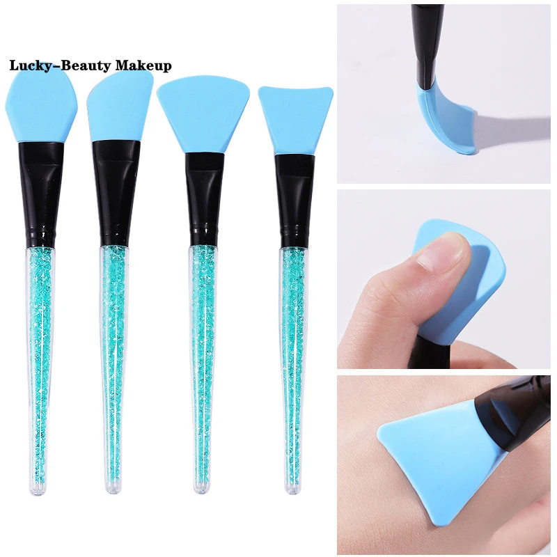 4 шт./компл. профессиональные Мягкие Силиконовые кисти для масок 3 цвета | Красота