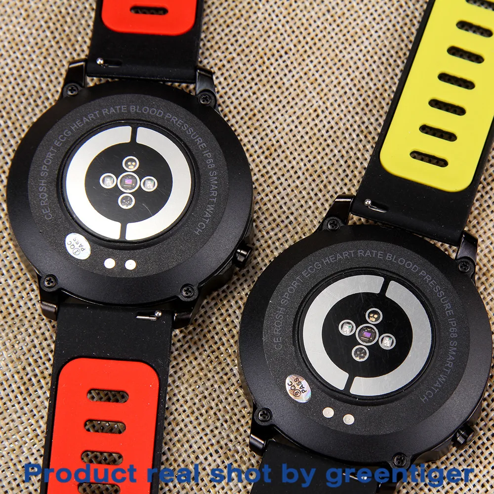 Greentiger ЭКГ+ PPG Смарт часы кровяное давление кислород IP68 Водонепроницаемый сердечный ритм погода музыка камера L8 Smartwatch VS L5 L7