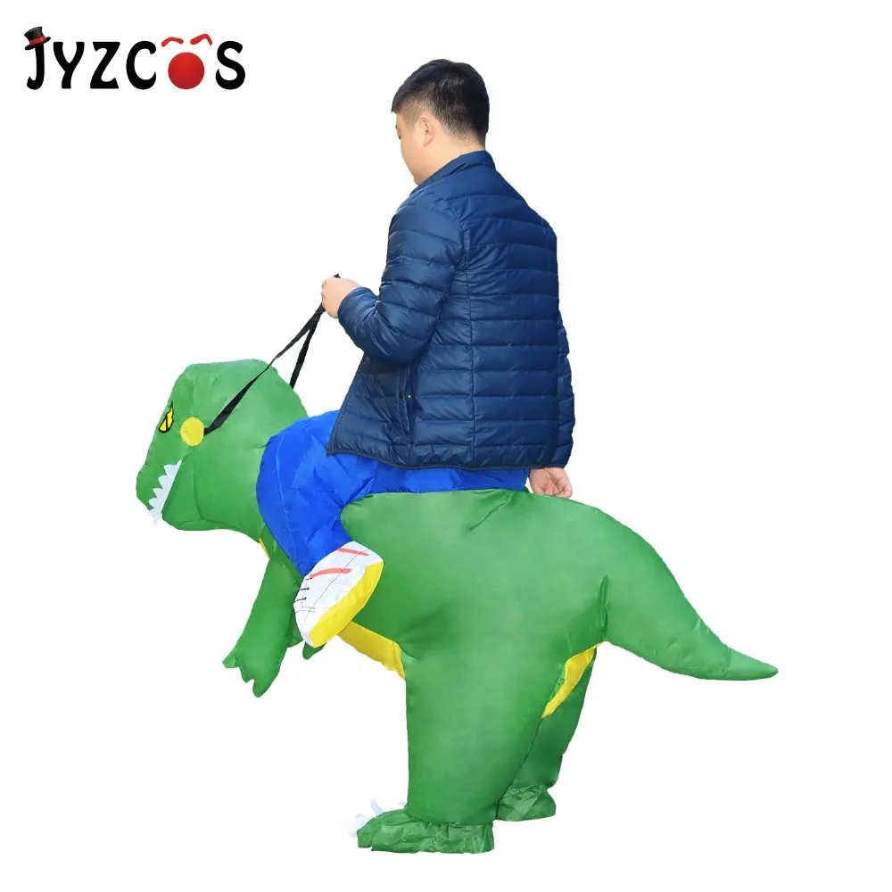 JYZCOS TRex Purim платье Хэллоуин динозавр надувные костюмы дракон взрослый езда