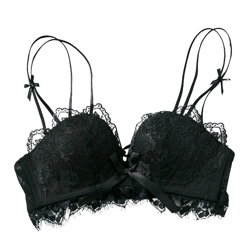Женский кружевной бюстгальтер на бретельках регулируемый лифчик с двумя