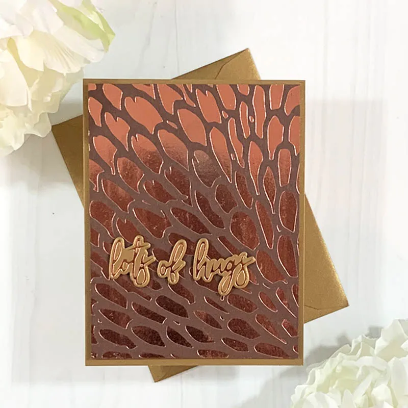 Перья накладка горячей Фольга пластина для DIY Скрапбукинг эмбоссинга Рукоделие