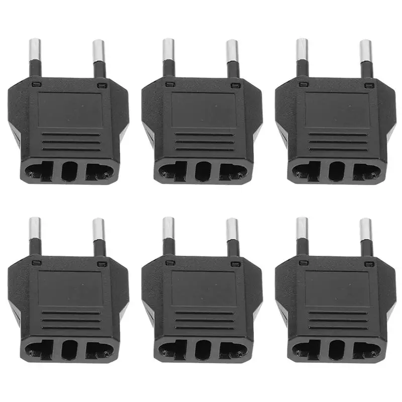 

6 шт. дорожный удобный портативный адаптер питания с переменной вилкой US на EU