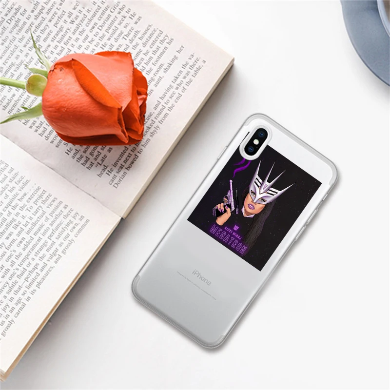 A4 Для iPhone X XR XS Max 7 7Plus 8 8Plus 6 6S Plus 5 5S SE чехол для телефона Nicki Minaj мягкий чехол - Цвет: A4