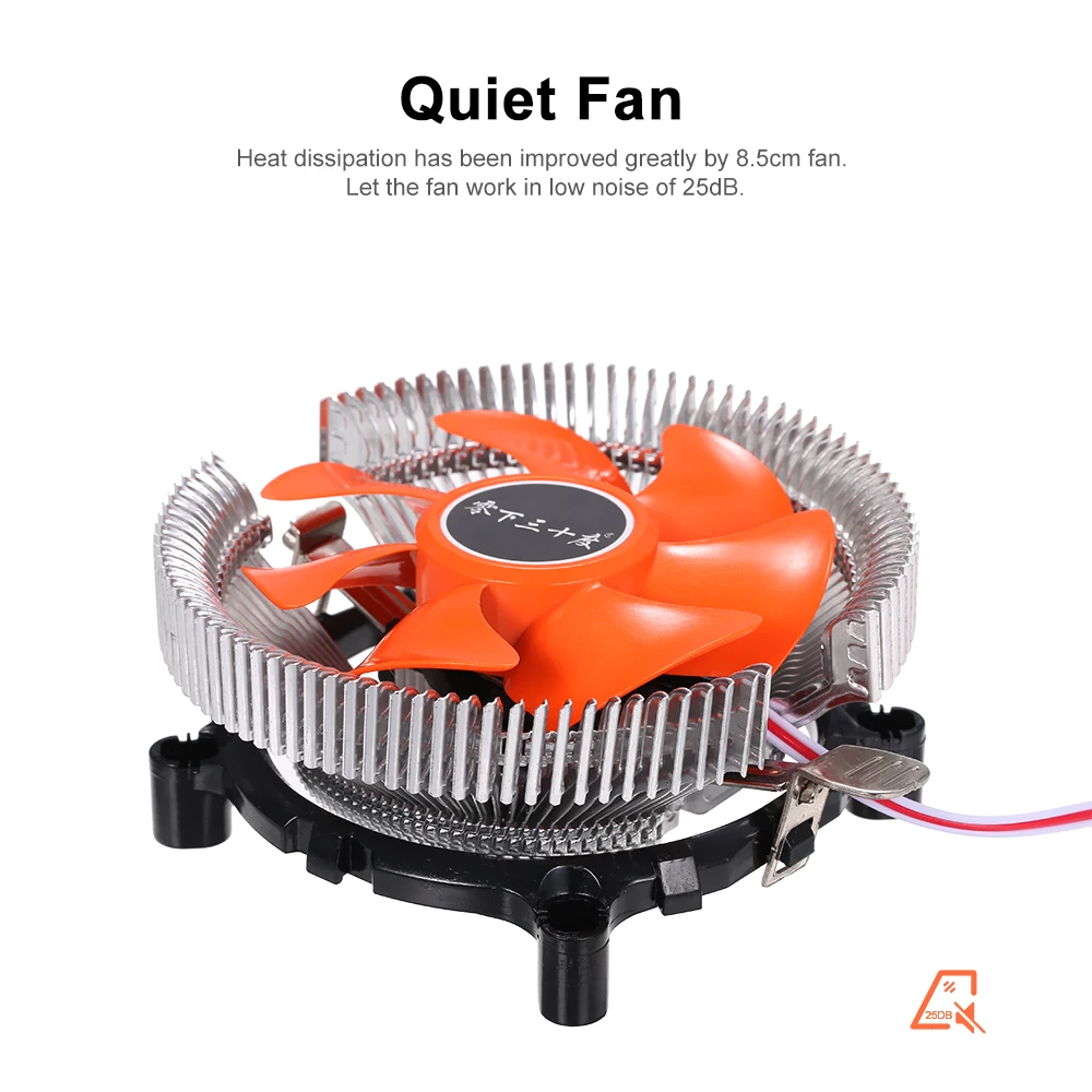 Гидравлический кулер для процессора вентиляторы тихий радиатор платформы Core