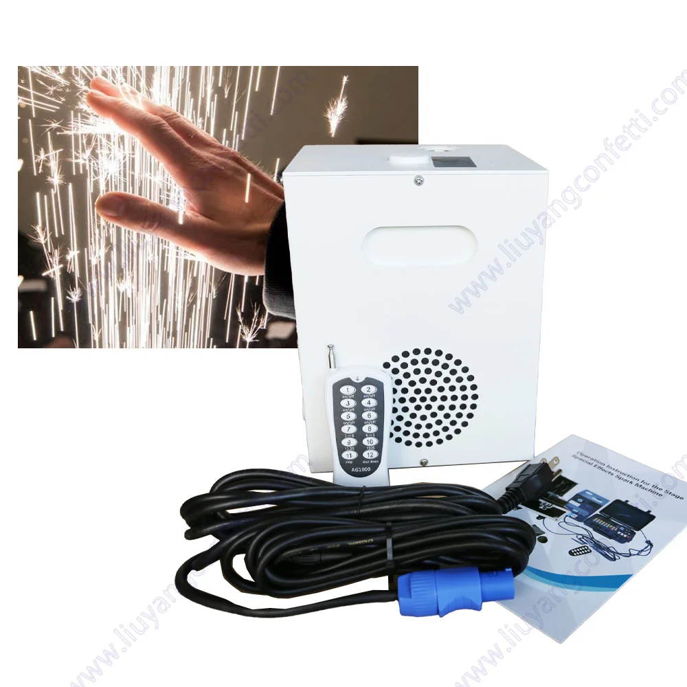 

Cold Spark Machine Wedding Pyrotechnic Stage Firing Ice Titanium Powder Sparkle Firework Event Sparkler Pyro Dmx Remote Control