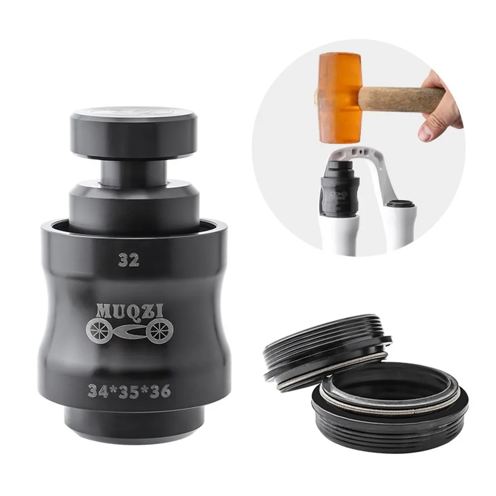 

MTB Bike Bicycle Front Fork Dust Seal Installation Tool For 32/34/35/36mm Pipe MTB Bicycle Shock Absorb Fork Cycling Accs