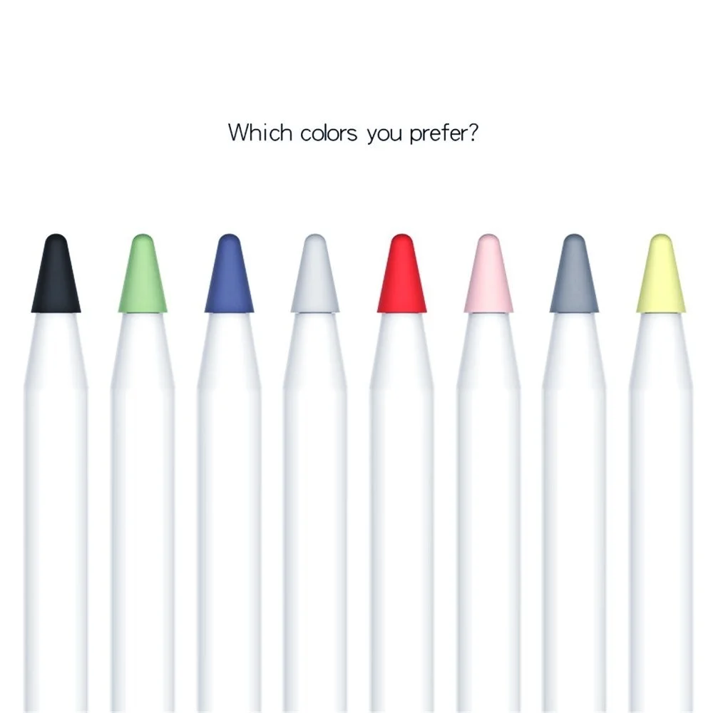 

Silicone Replacement Tip Case for Apple Pencil 1 2 Touchscreen Stylus Pen Case Nib Protective Cover Skin for Apple Pencil8pcs