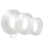 Многофункциональная двусторонняя клейкая нано-лента, моющиеся съемные ленты без следов, для помещений и улицы, гелевая фотолента 135 м