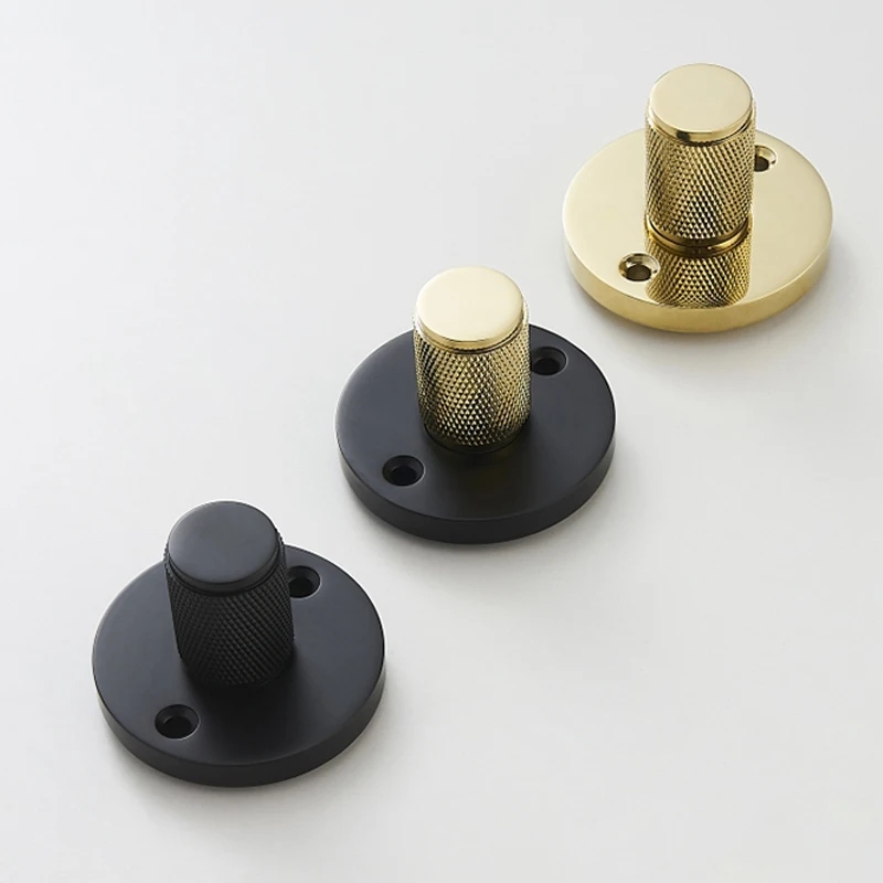 1 комплект рифленая/текстурированная Золотая дверная ручка с замком латунная