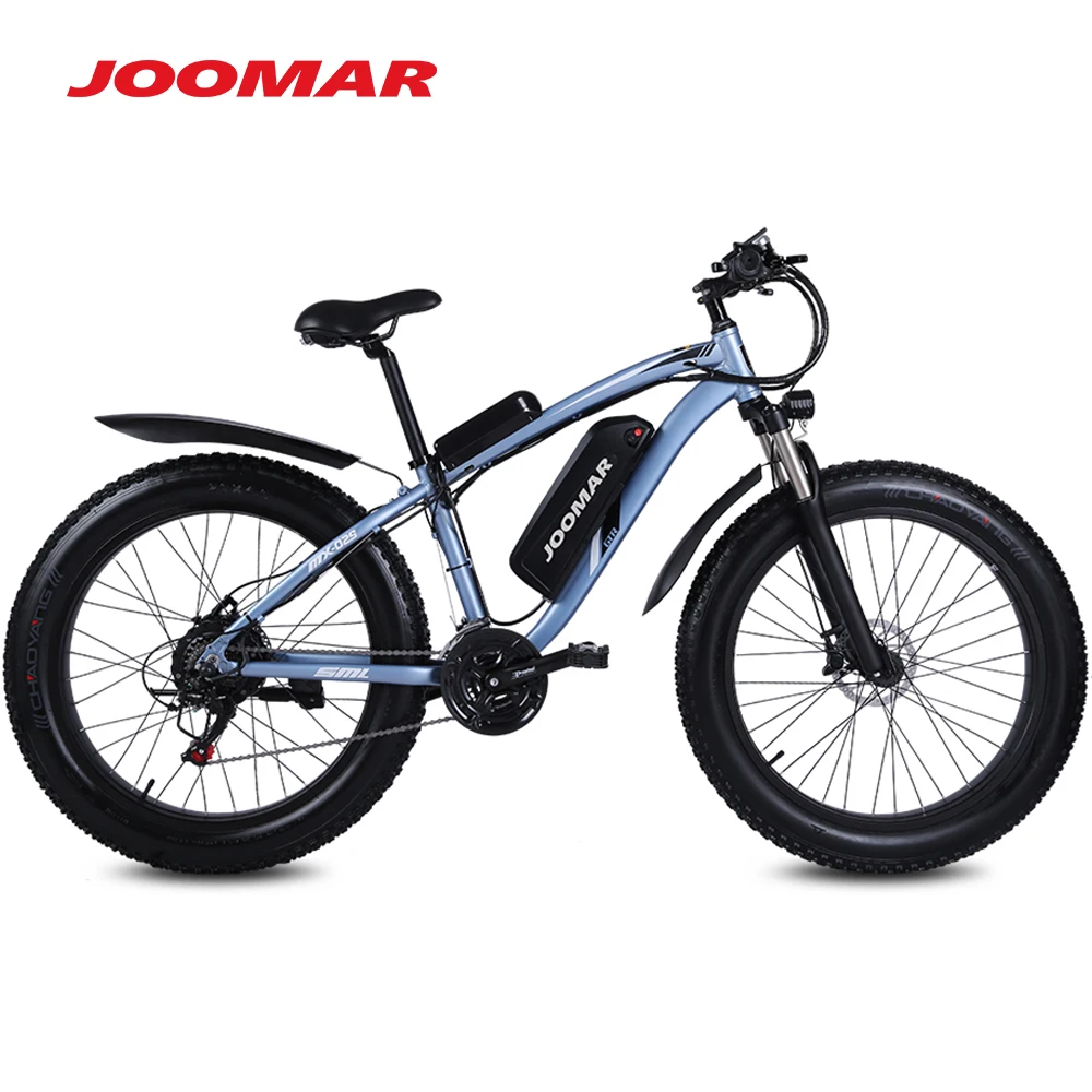 Billig JOOMAR Elektrische Fahrrad 1000W Motor Plus Ebike Mountainbike Schnee Fahrrad Für Erwachsene Strand 48V1 7Ah 4,0 Fett Reifen Disc Bremse JM02S