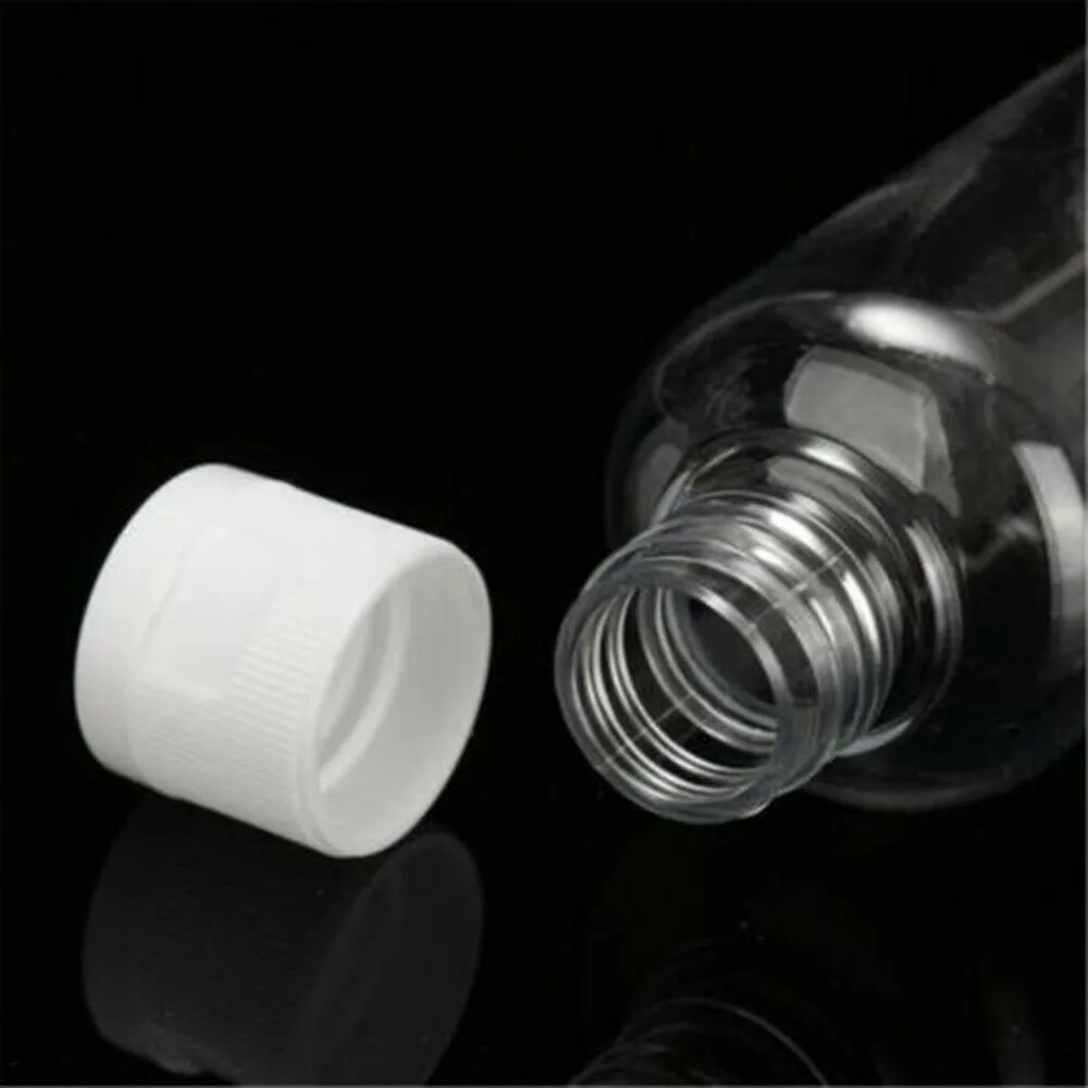 

20Pcs Clamshell Transparent Plastic Sub-bottle Portabl Empty Bottles Travel Refill Containers with Flip Cap Cosmetic Bottle