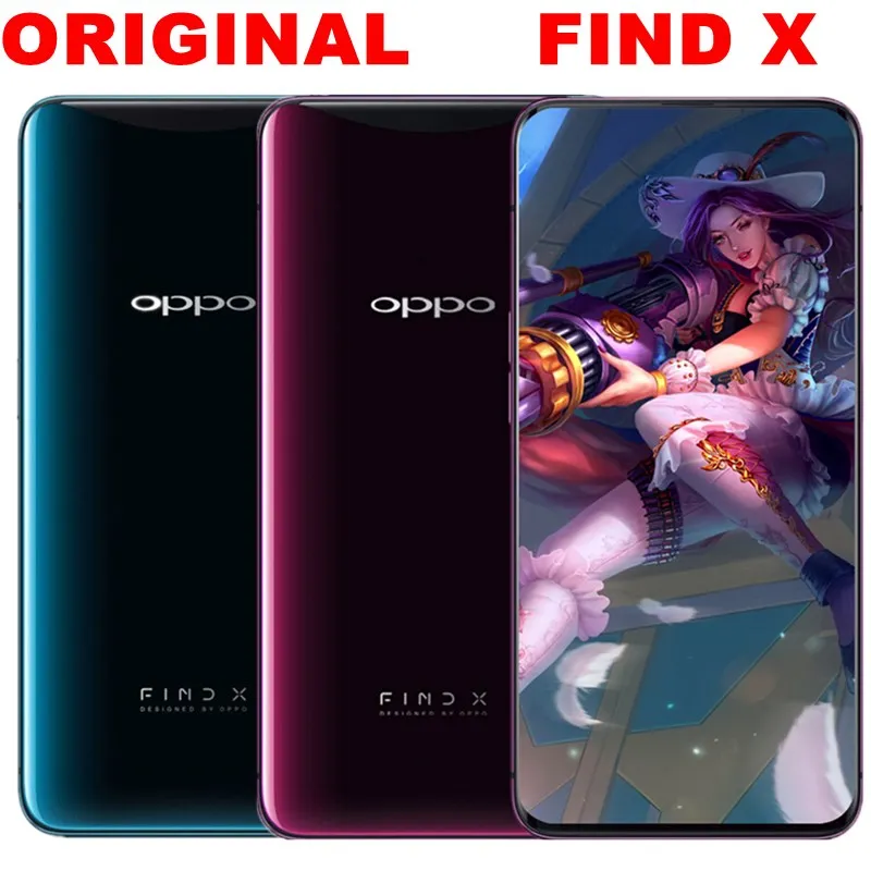 Быстрая доставка DHL новый смартфон Oppo Find X LTE Android 8 1 Snapdragon 845 распознавание лица 6 42